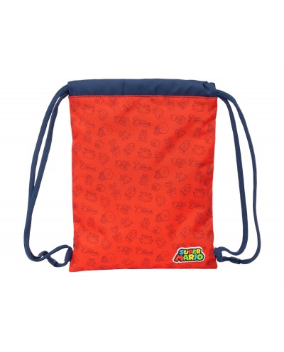 Saco plano safta junior super mario trick 340x260x10 mm