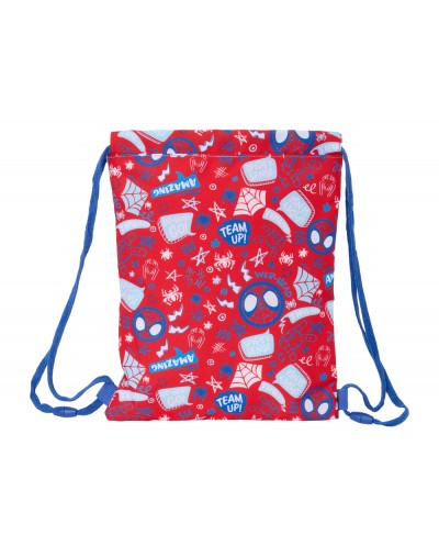 Saco plano safta junior spidey rescue 340x260x10 mm