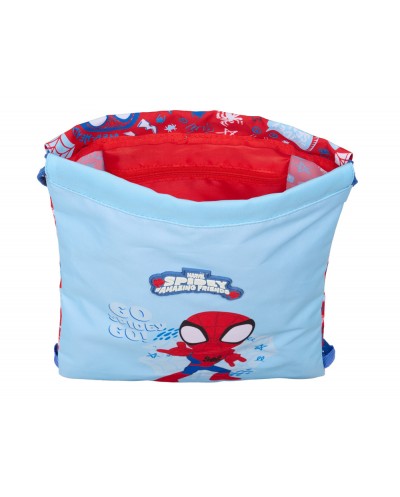 Saco plano safta junior spidey rescue 340x260x10 mm