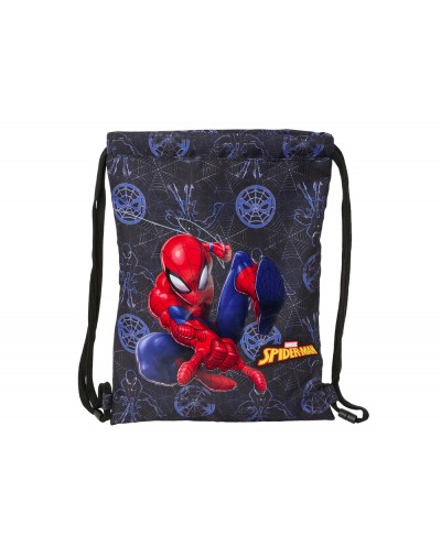 Saco plano safta junior spider man attack 340x260x10 mm