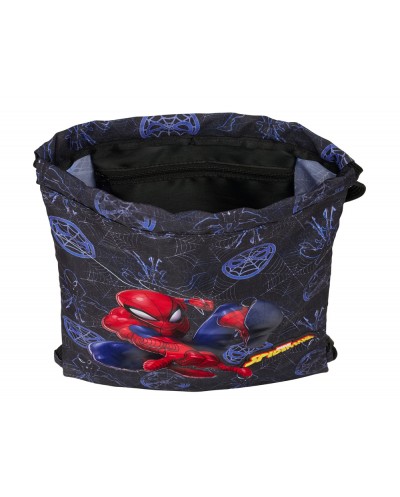 Saco plano safta junior spider man attack 340x260x10 mm