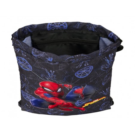 Saco plano safta junior spider man attack 340x260x10 mm