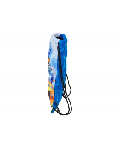 Saco plano safta junior hot wheels let s race 340x260x10 mm