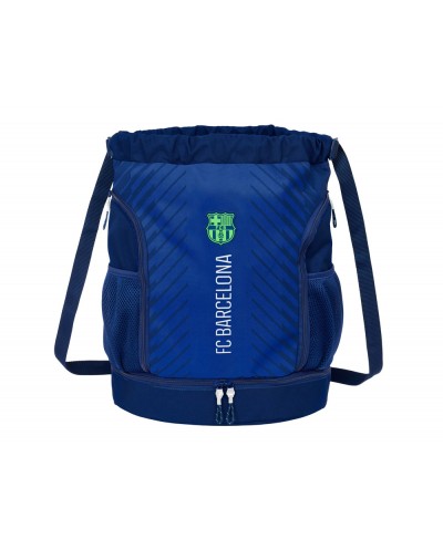 Saco mochila safta fc barcelona navy blue 400x350x10 mm