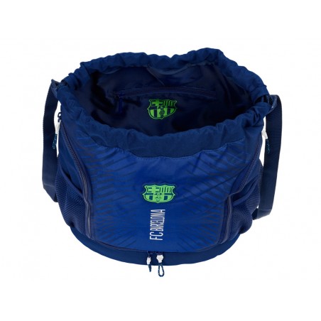 Saco mochila safta fc barcelona navy blue 400x350x10 mm