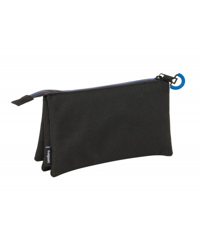 Bolso escolar portatodo safta triple umbro jet black 120x220x30 mm