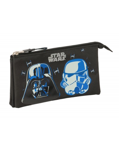 Bolso escolar portatodo safta triple star wars rebellion 120x220x30 mm