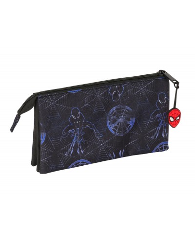 Bolso escolar portatodo safta triple spider man attack 120x220x30 mm