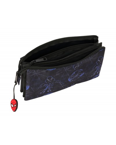 Bolso escolar portatodo safta triple spider man attack 120x220x30 mm