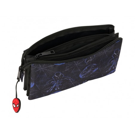 Bolso escolar portatodo safta triple spider man attack 120x220x30 mm