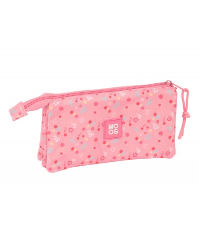 Bolso escolar portatodo safta triple reciclado moos passion 120x220x30 mm