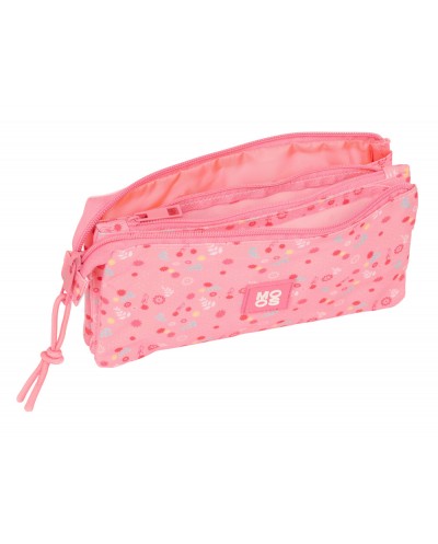 Bolso escolar portatodo safta triple reciclado moos passion 120x220x30 mm