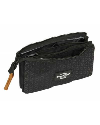 Bolso escolar portatodo safta triple reciclado blackfit8 old school 120x220x30 mm