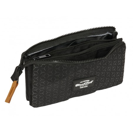 Bolso escolar portatodo safta triple reciclado blackfit8 old school 120x220x30 mm
