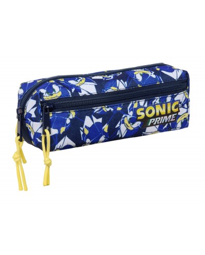 Bolso escolar portatodo safta triple con goma elastica 22cm sonic prime city 85x220x60 mm