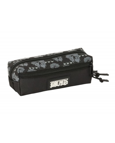 Bolso escolar portatodo safta triple con goma elastica 22cm one piece pirates 85x220x60 mm