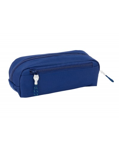 Bolso escolar portatodo safta triple con goma elastica 22cm fc barcelona navy blue 85x220x60 mm