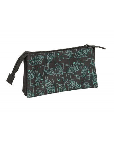 Bolso escolar portatodo safta triple nerf game 120x220x30 mm