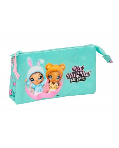 Bolso escolar portatodo safta triple na na na bunny 120x220x30 mm