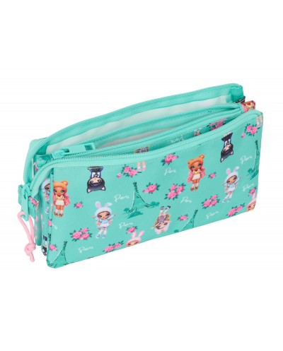 Bolso escolar portatodo safta triple na na na bunny 120x220x30 mm