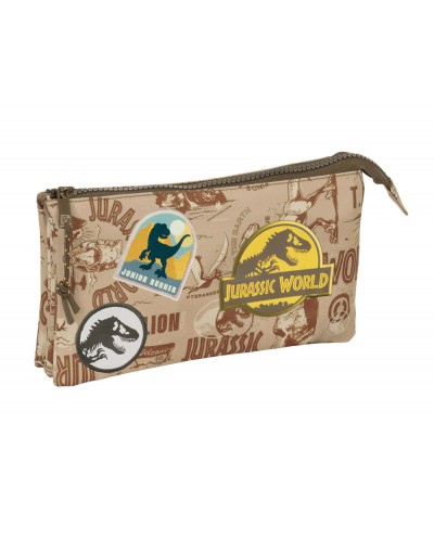 Bolso escolar portatodo safta triple jurassic world 120x220x30 mm