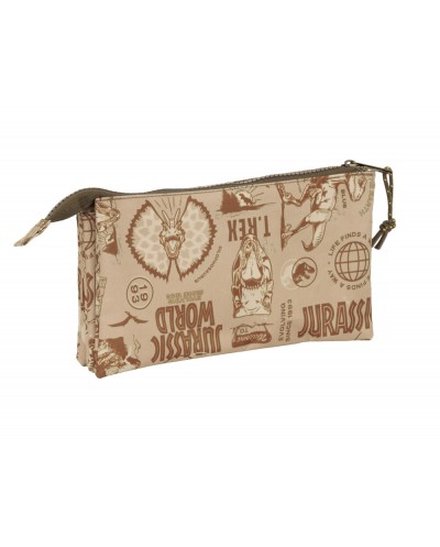 Bolso escolar portatodo safta triple jurassic world 120x220x30 mm