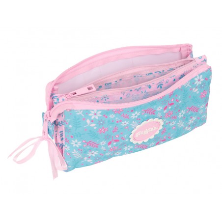 Bolso escolar portatodo safta triple glowlab kids swing 120x220x30 mm