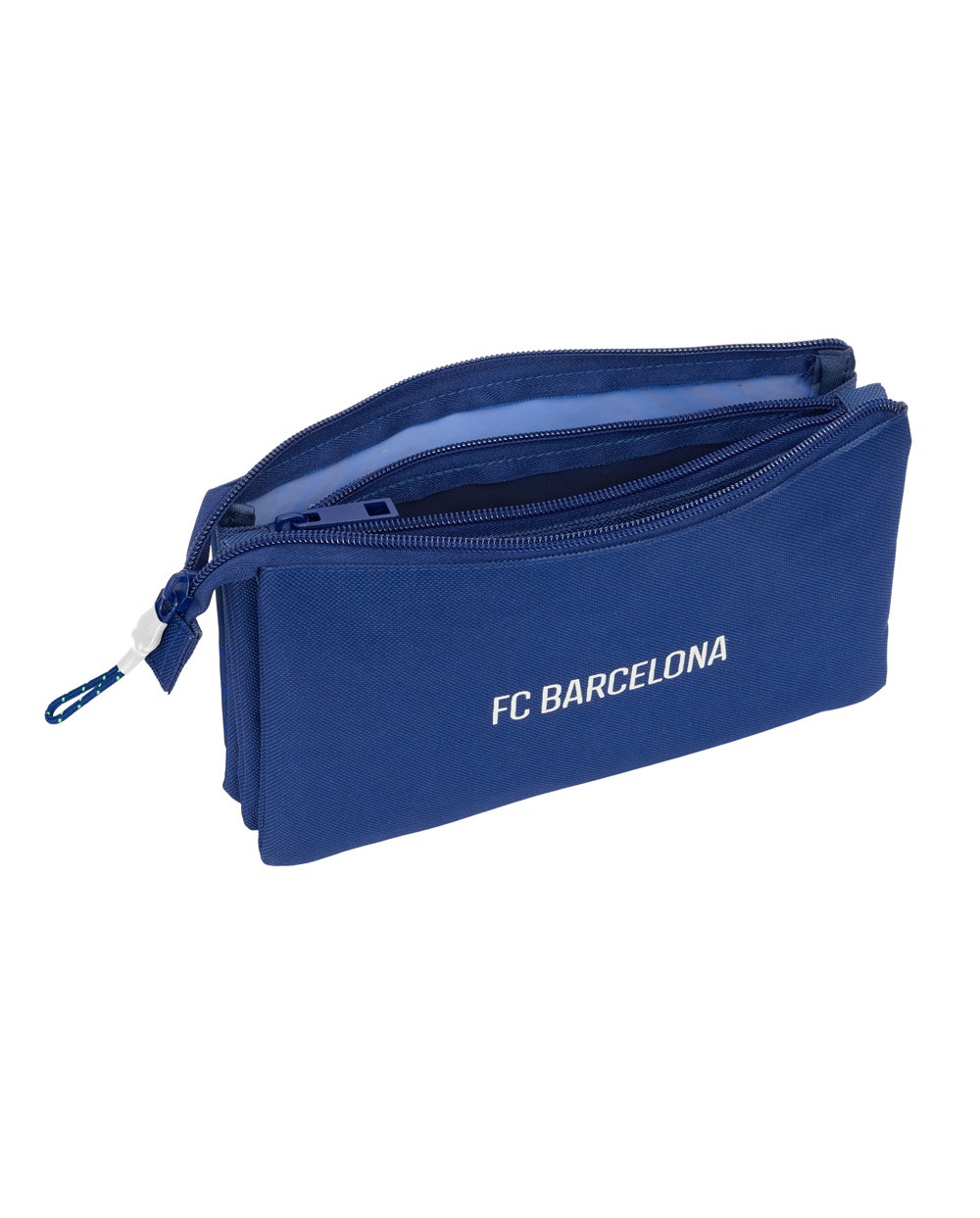 Bolso escolar portatodo safta triple fc barcelona navy blue 120x220x30 mm