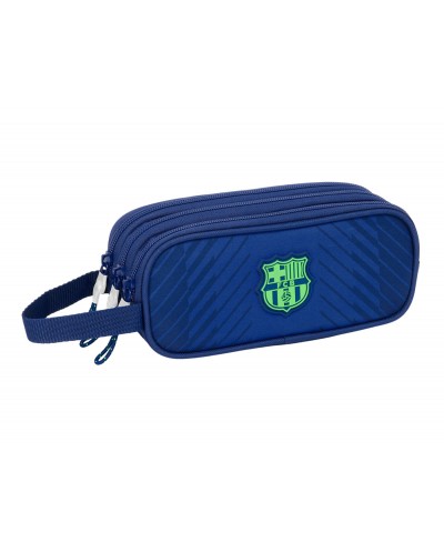 Bolso escolar portatodo safta triple fc barcelona navy blue 85x210x70 mm