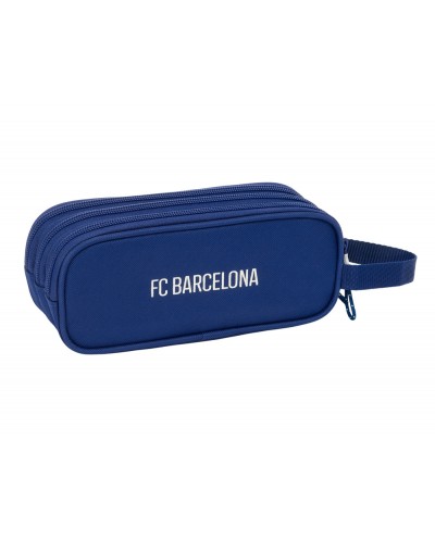 Bolso escolar portatodo safta triple fc barcelona navy blue 85x210x70 mm
