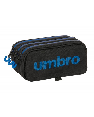 Bolso escolar portatodo safta triple big umbro jet black 100x215x80 mm