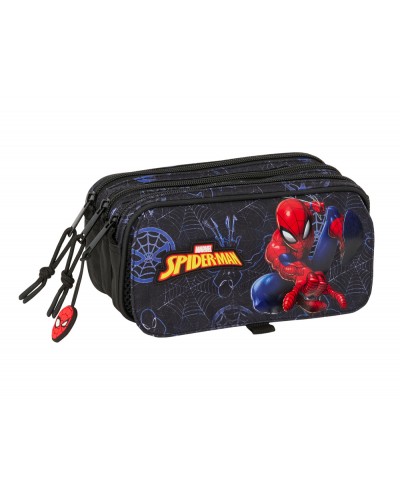 Bolso escolar portatodo safta triple big spider man attack 100x215x80 mm