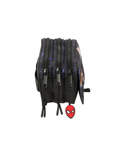 Bolso escolar portatodo safta triple big spider man attack 100x215x80 mm