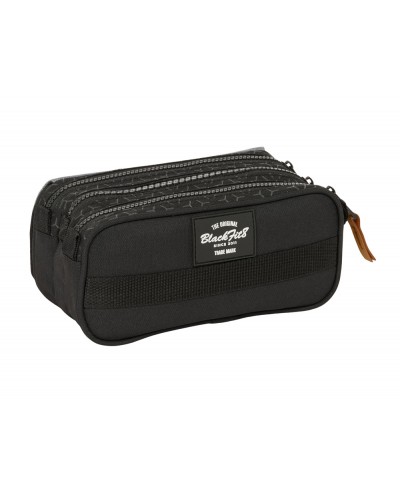 Bolso escolar portatodo safta triple big reciclado blackfit8 old school 100x215x80 mm