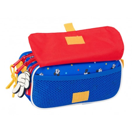 Bolso escolar portatodo safta triple big mickey mouse good day 100x215x80 mm