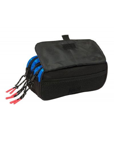 Bolso escolar portatodo safta triple big hot wheels let s race 100x215x80 mm