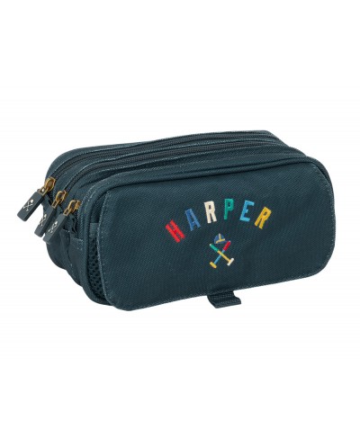Bolso escolar portatodo safta triple big harper neyer 100x215x80 mm