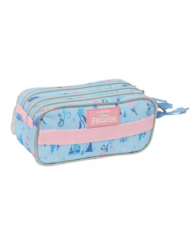 Bolso escolar portatodo safta triple big frozen ice magic 100x215x80 mm