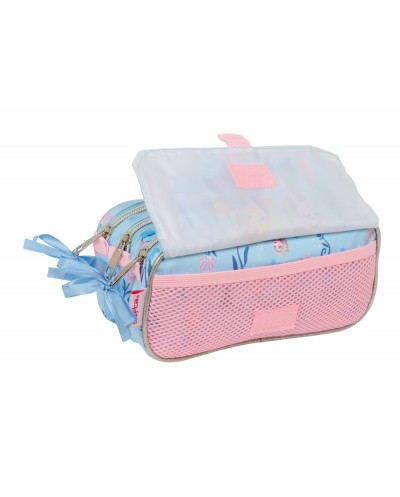 Bolso escolar portatodo safta triple big frozen ice magic 100x215x80 mm