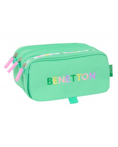 Bolso escolar portatodo safta triple big benetton mint 100x215x80 mm