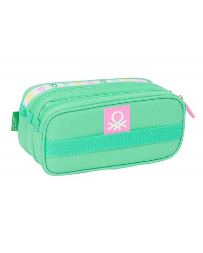 Bolso escolar portatodo safta triple big benetton mint 100x215x80 mm