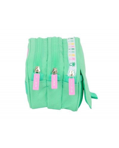Bolso escolar portatodo safta triple big benetton mint 100x215x80 mm