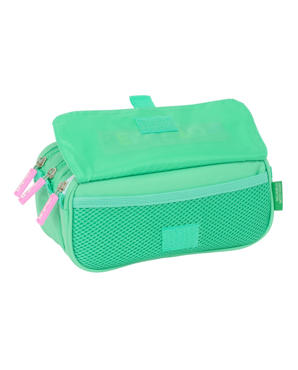 Bolso escolar portatodo safta triple big benetton mint 100x215x80 mm