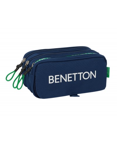 Bolso escolar portatodo safta triple big benetton green 100x215x80 mm