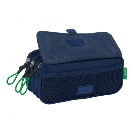 Bolso escolar portatodo safta triple big benetton green 100x215x80 mm