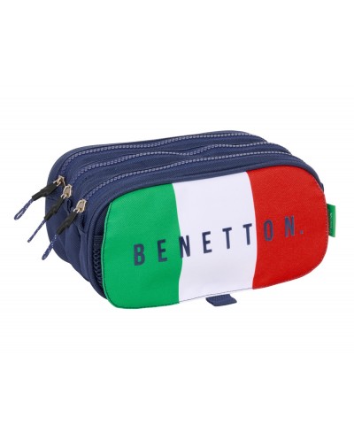 Bolso escolar portatodo safta triple big benetton flag 100x215x80 mm