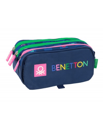 Bolso escolar portatodo safta triple big benetton damero 100x215x80 mm