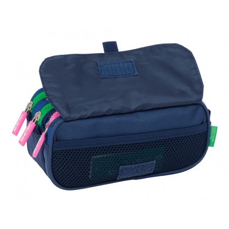 Bolso escolar portatodo safta triple big benetton damero 100x215x80 mm