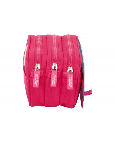 Bolso escolar portatodo safta triple big benetton cherry 100x215x80 mm
