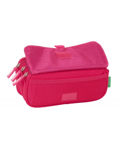 Bolso escolar portatodo safta triple big benetton cherry 100x215x80 mm